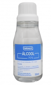 Alcool 70%  Inpm Antisseptico Liquido 50Ml
