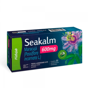 Seakalm 600mg caixa com 20 comprimidos revestidos
