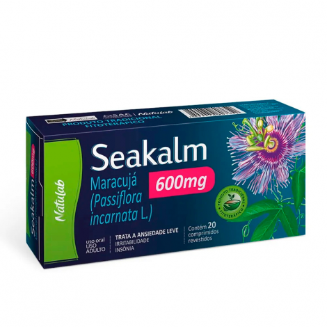 Seakalm 600mg caixa com 20 comprimidos revestidos